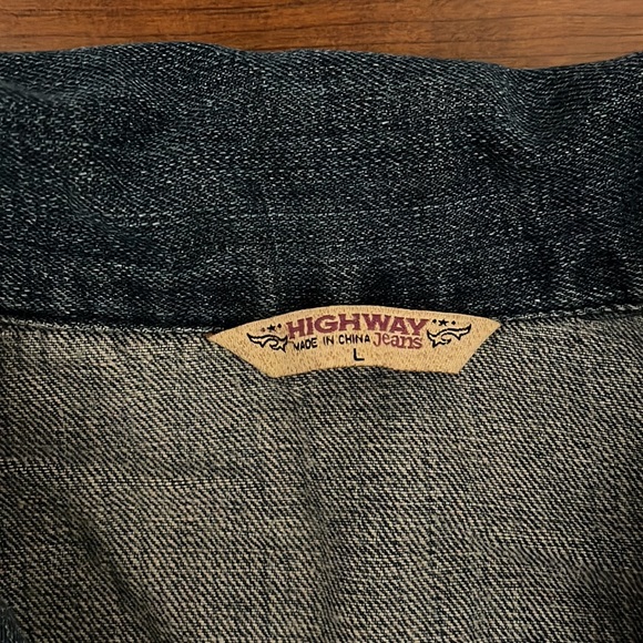 Large Highway Jeans Vest - Picture 2 of 2